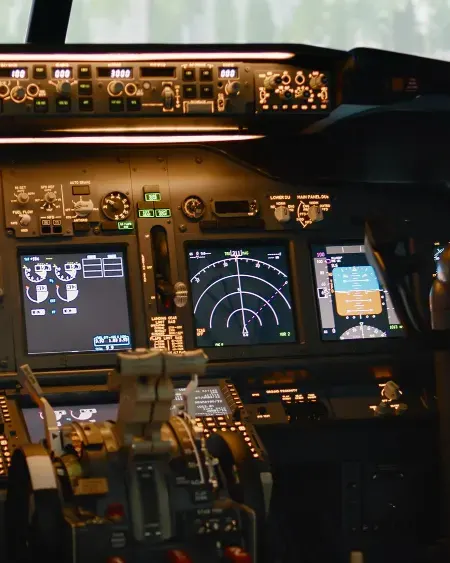 control-panel-command-electronic-aircraft-radar